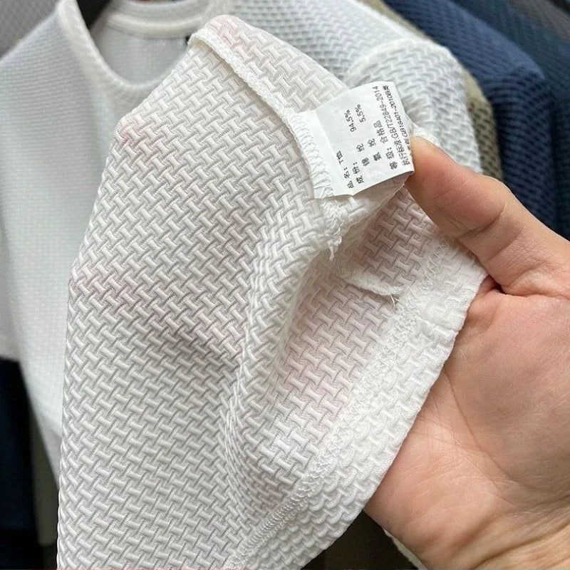 Summer Men’s Ice Silk Quick-Dry Tee