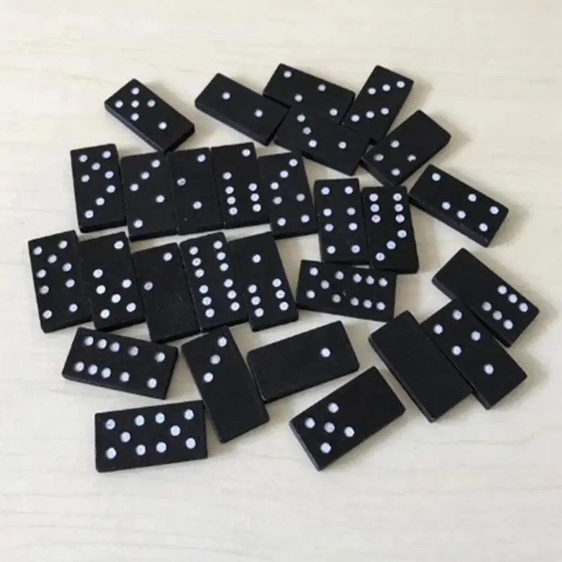 28pcs Wooden Domino Game for Kids