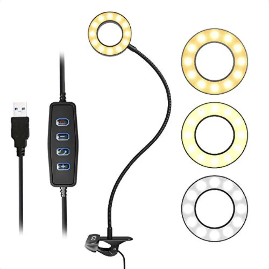 Movo VGC1 Flexible USB Ring Light