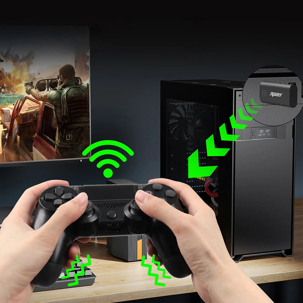 Drahtloser USB-Adapter für PS4/PS5/PC