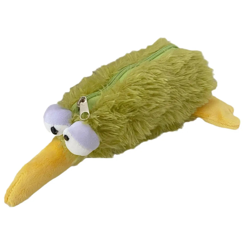 Kiwi Bird Plush Pencil Storage Case