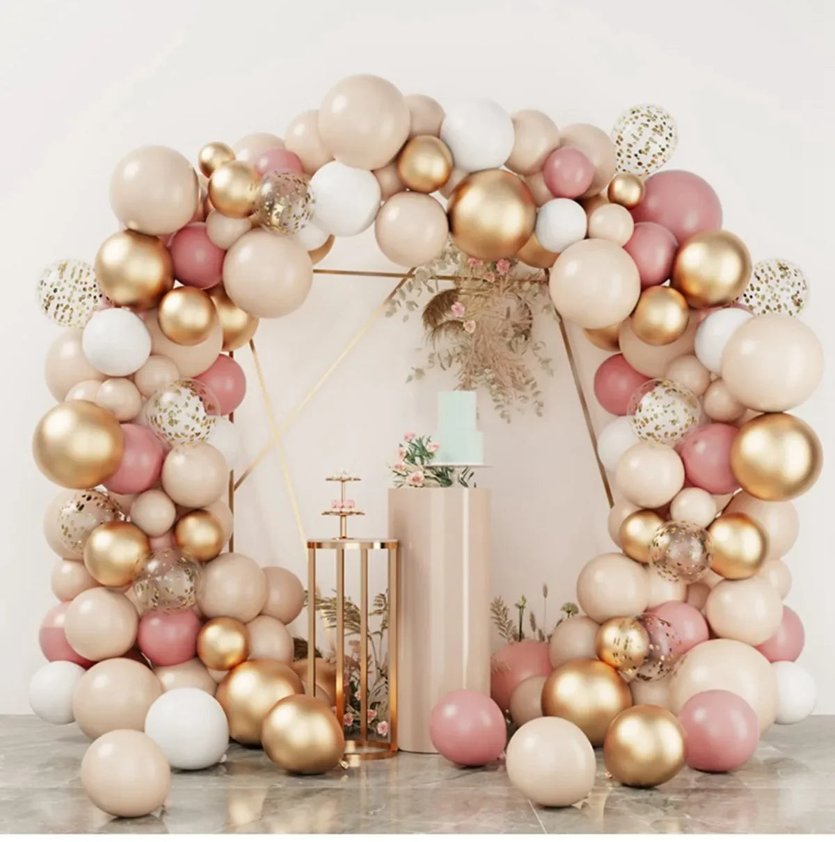 Retro Pink Pastel Macaron Balloon Kit