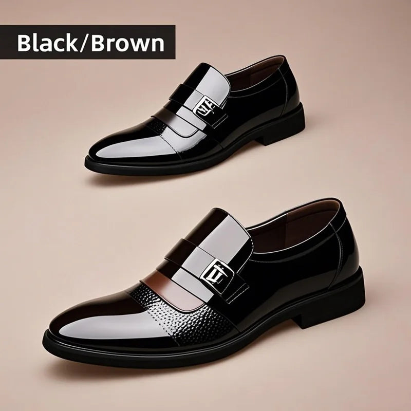 Men's Leather Formal Oxford Dress Shoes