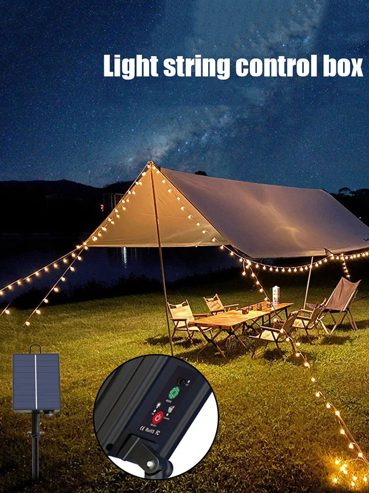 Solar Battery Box LED String Light