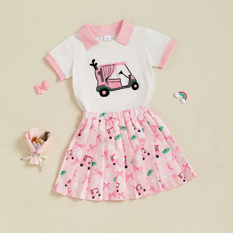 Infant Girl Golf Tee Skirt Set