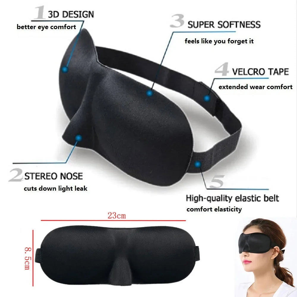 3D Soft Padded Sleeping Eye Mask