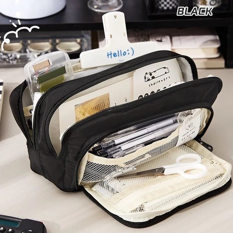 Large Capacity Pencil Case Pouch Bag