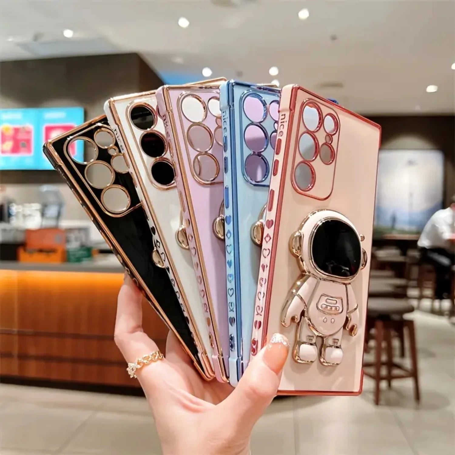 Astronaut Electroplating Galaxy Ultra Case