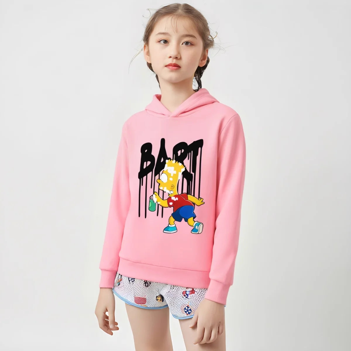Simpsons Cartoon Kinder Hoodie Kawaii