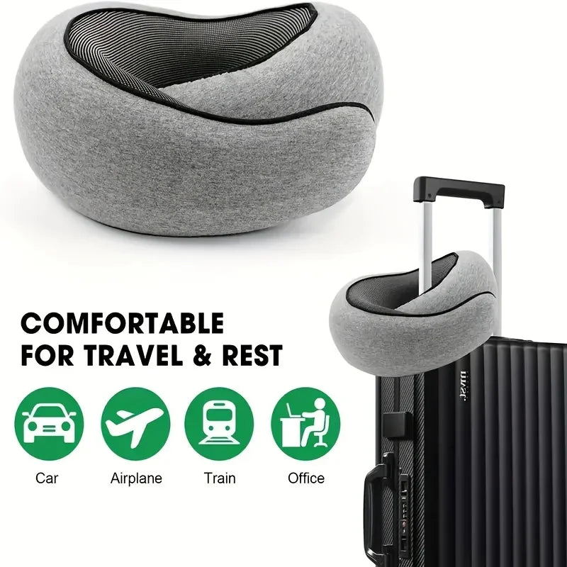 U-Shaped Memory Foam Travel Pillow