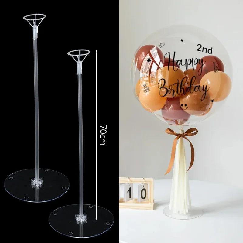 7-Tube Balloon Stand Holder Column