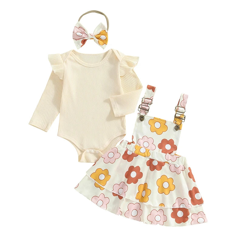 Baby Girl Knit Sweater Skirt Set