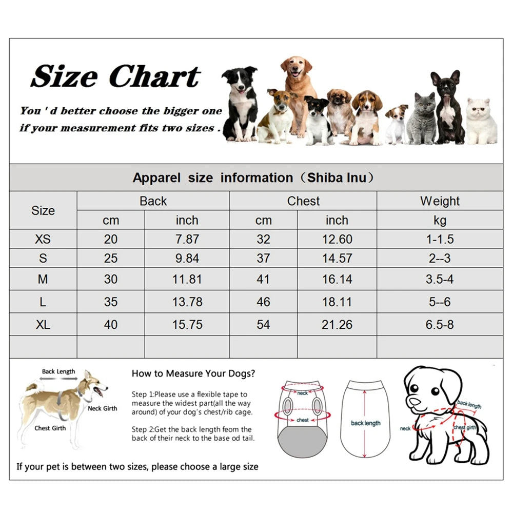 Warm Hooded Winter Coat for Pets