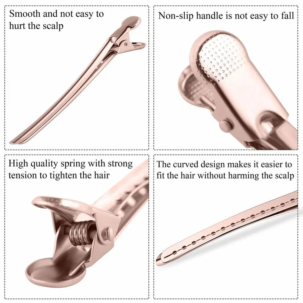 Stainless Steel Hairdressing Clips Set