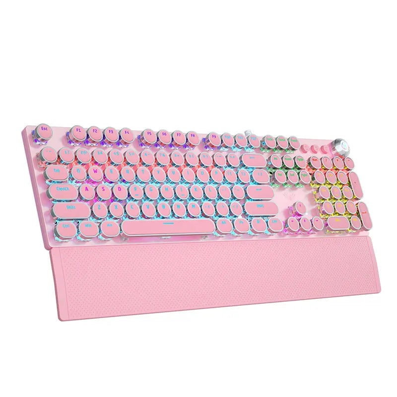 F2088 RGB Round Key Gaming Keyboard 104