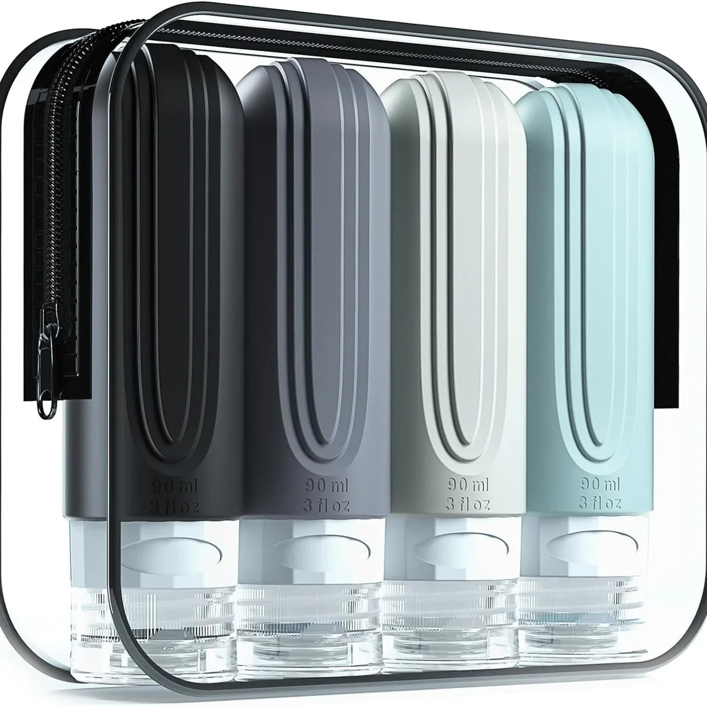 90ml Silicone Travel Bottles Set
