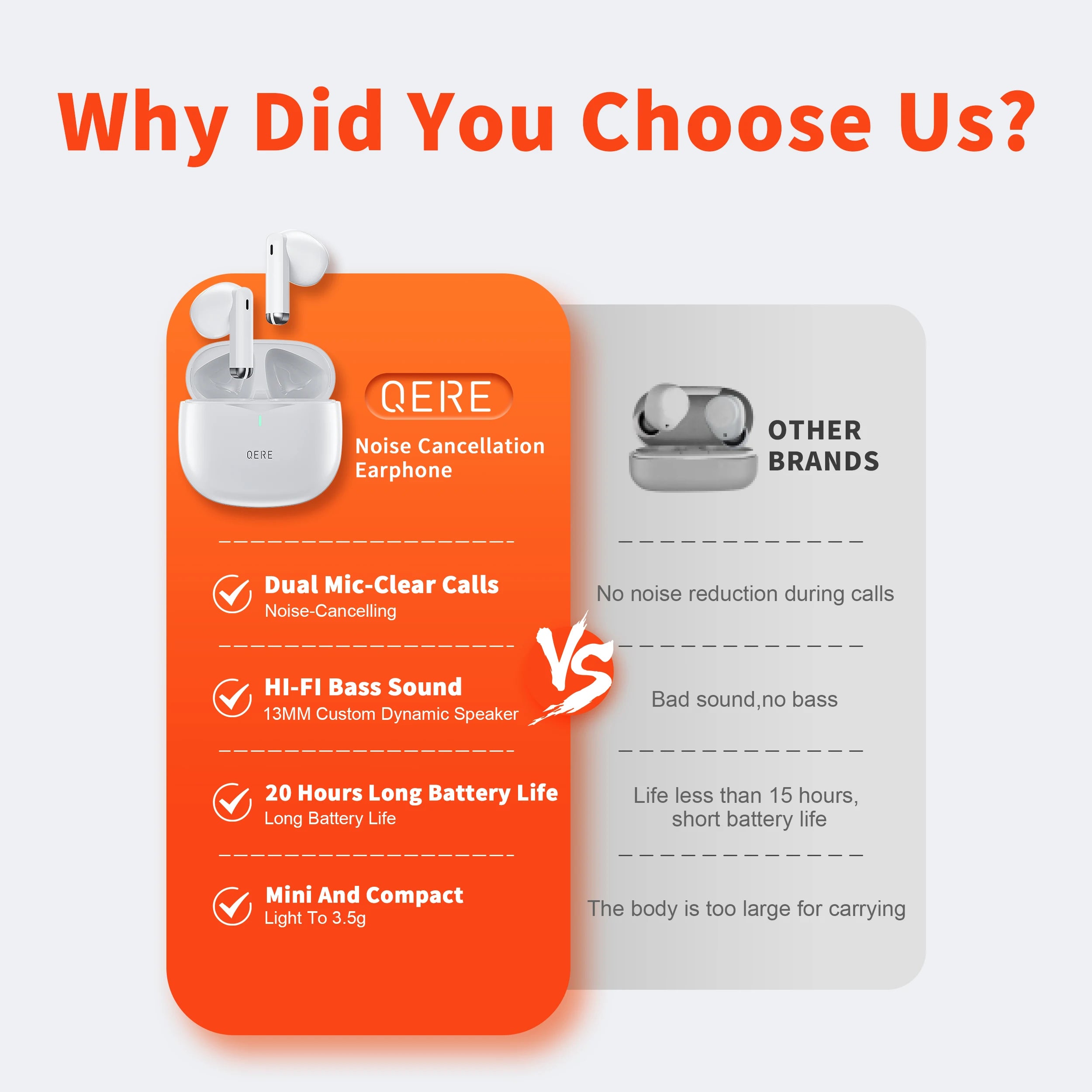 QERE E28 TWS Wireless Gaming Earbuds