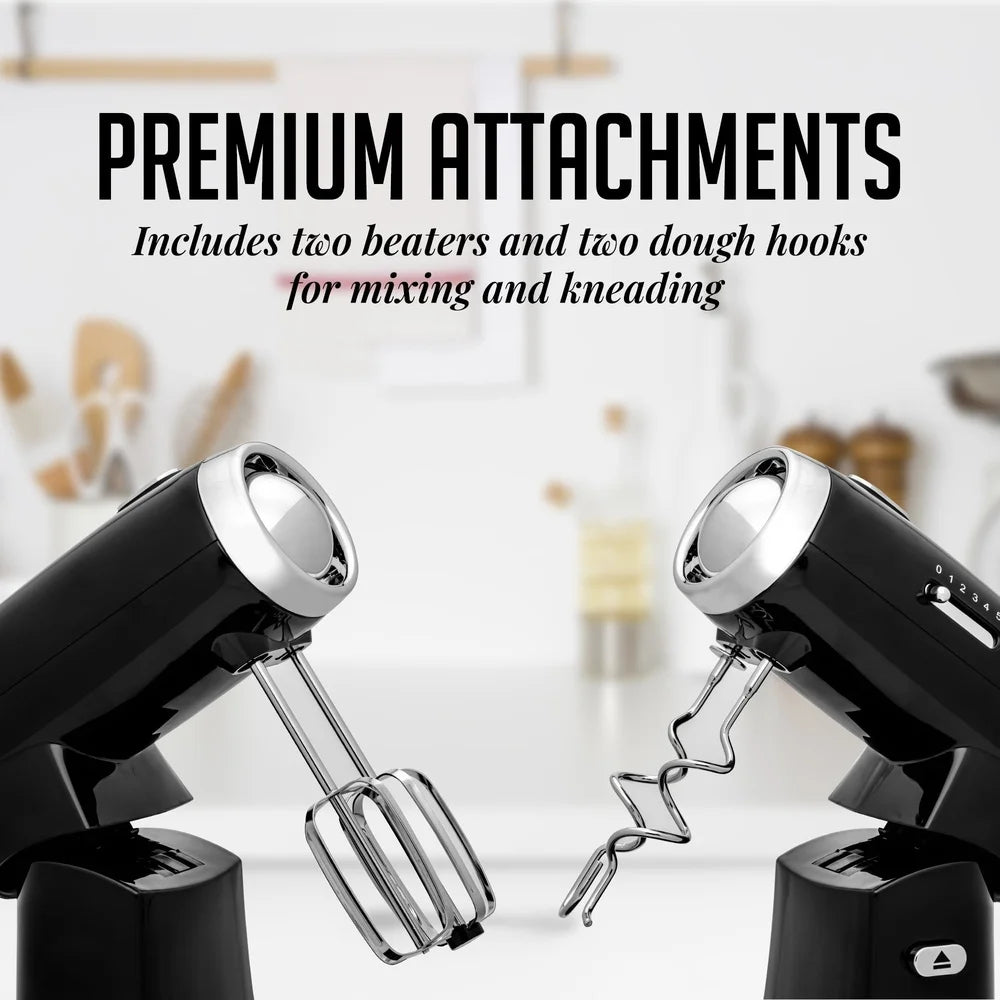 Retro 5-Speed Electric Kitchen Stand Mixer