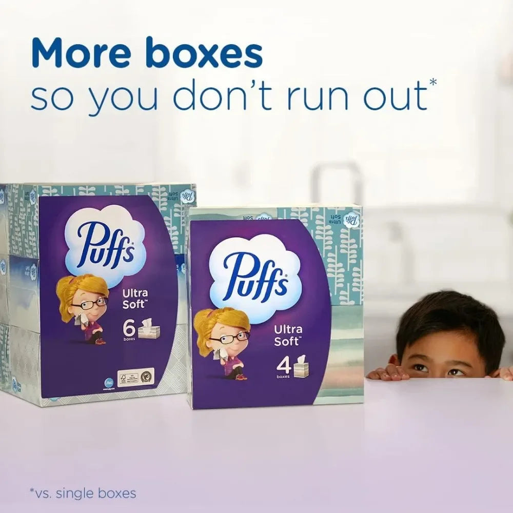 Ultra Soft Facial Tissues 56 Count Cube