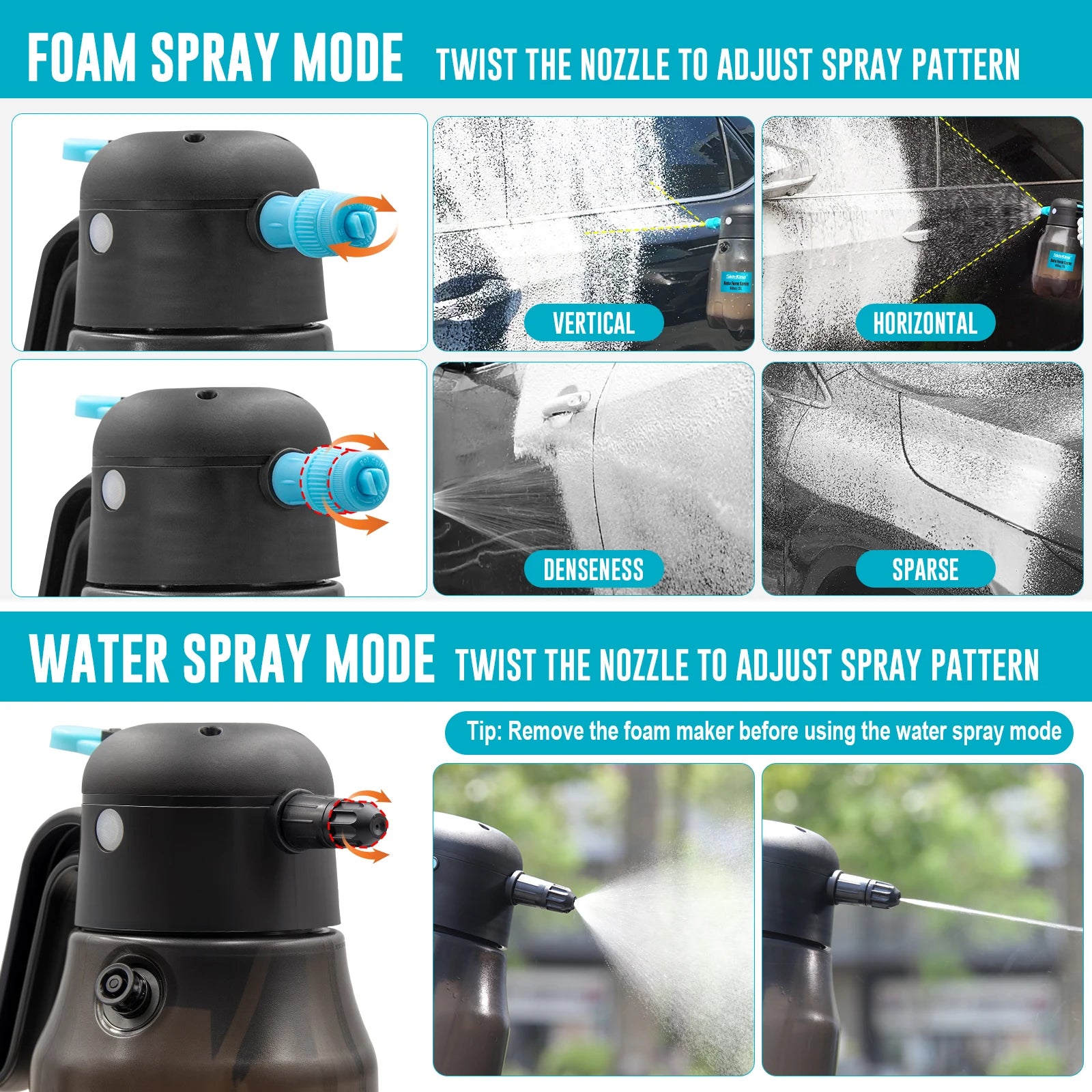 2L Electric Battery-Powered Foam Sprayer