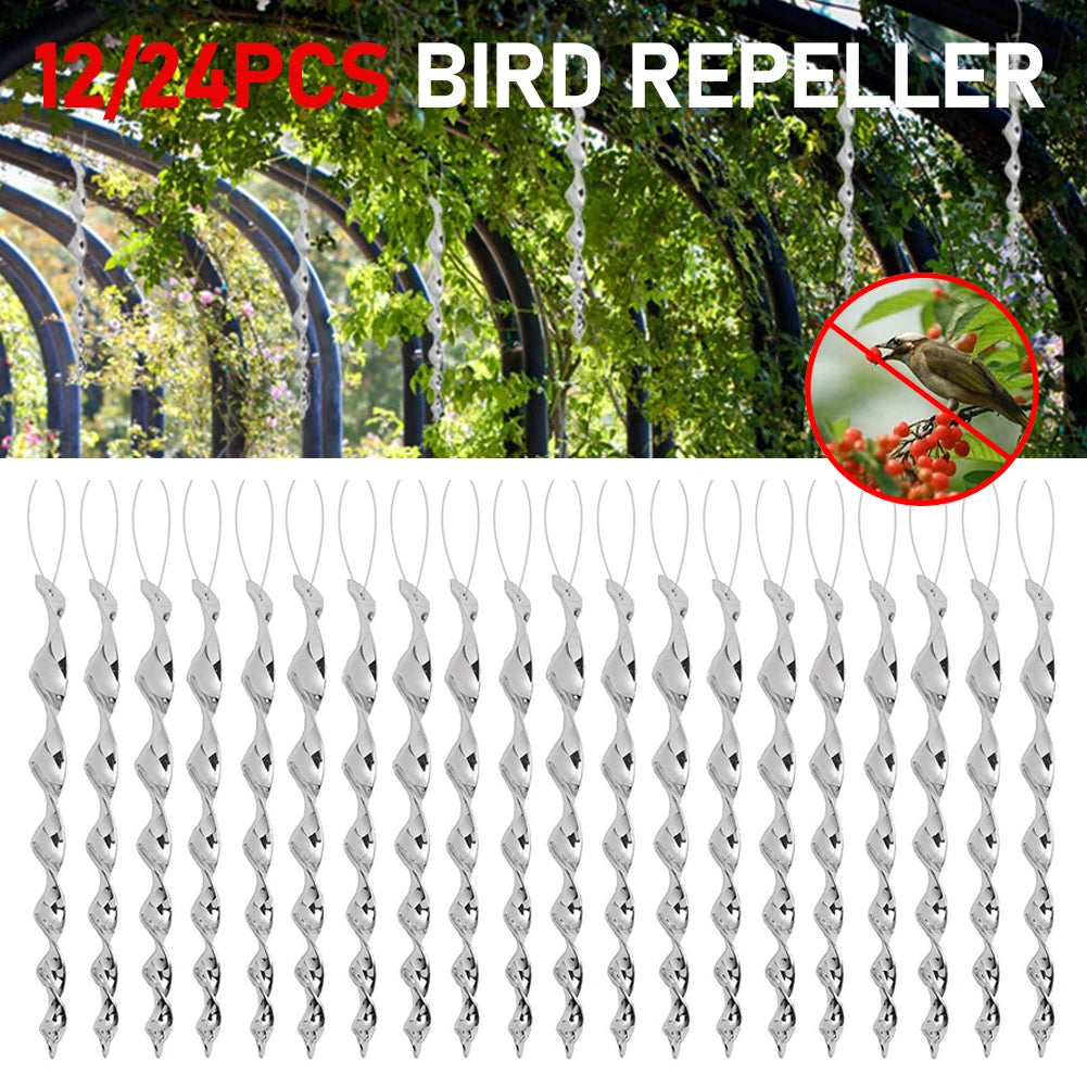Solar-Vogelabwehr mit Blitzalarm 
