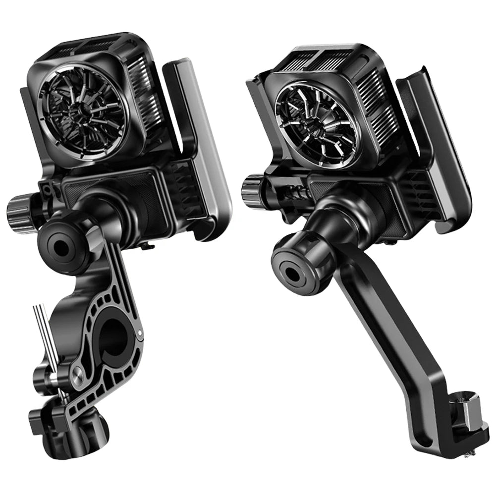 Cooling Anti-Shake Motorcycle Phone Holder