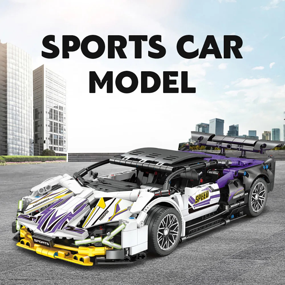 Supercar Building Block Set – 1215pcs