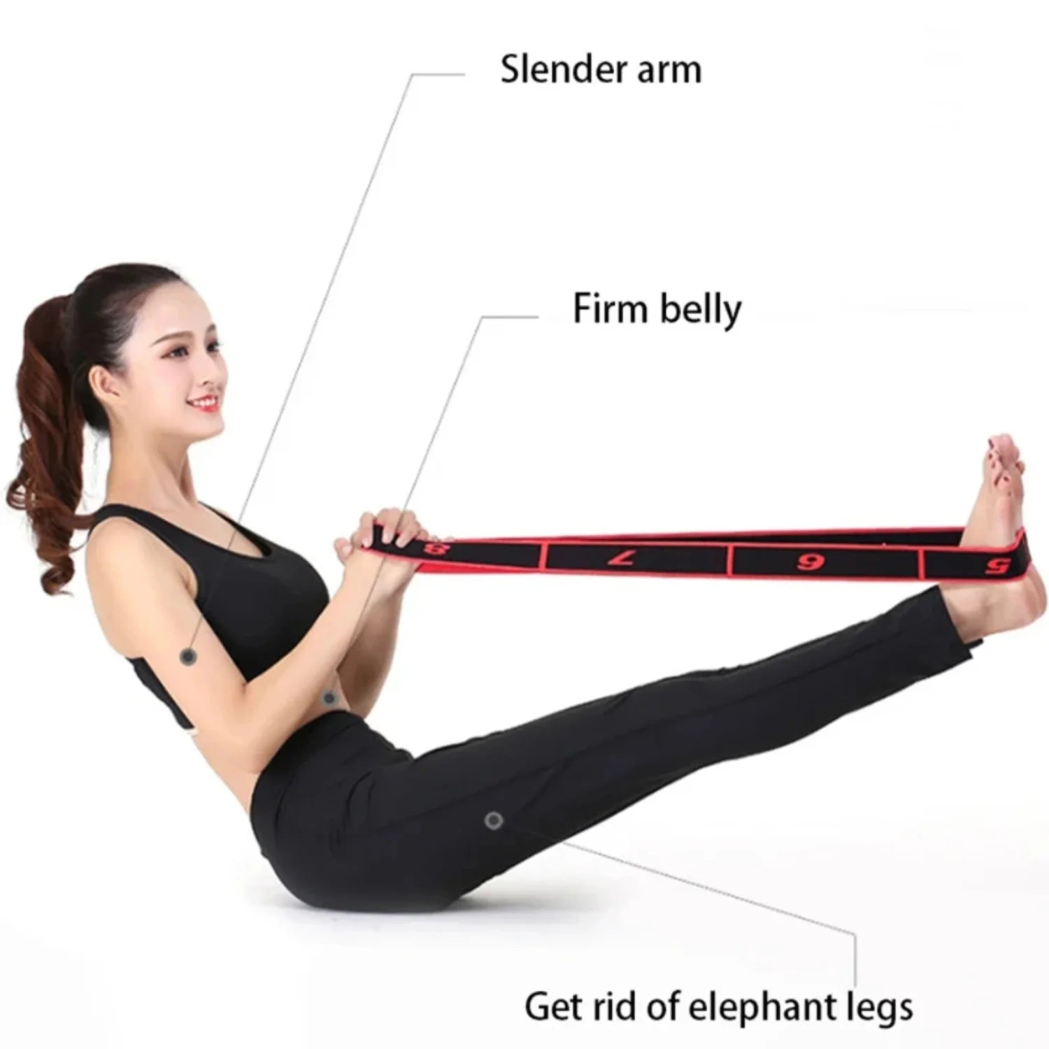 Digital Latin 8-Loop Stretch Band
