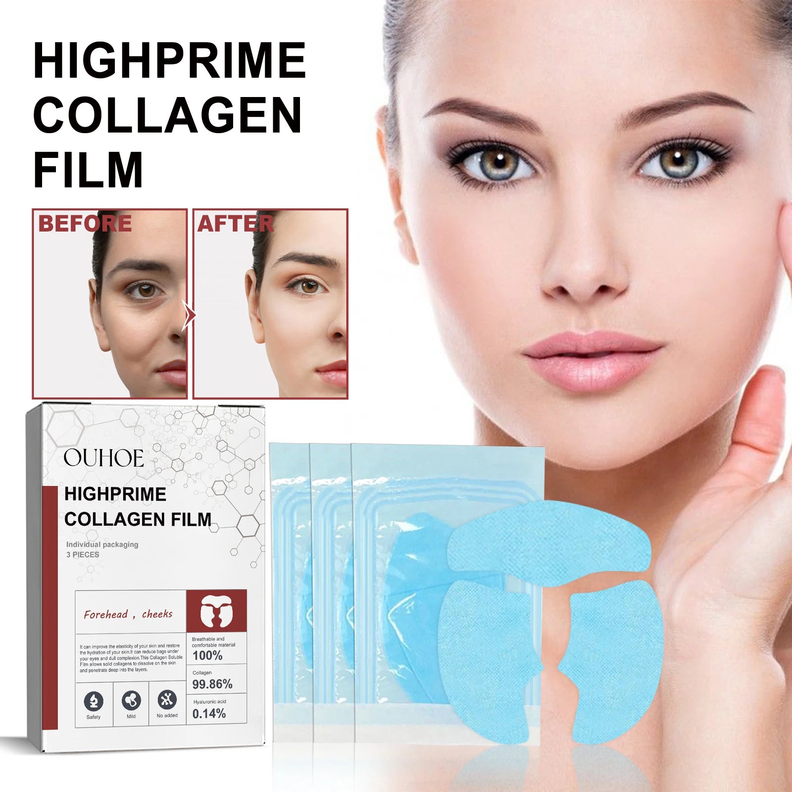 OUHOE Collagen Eye Mask – 1 Set
