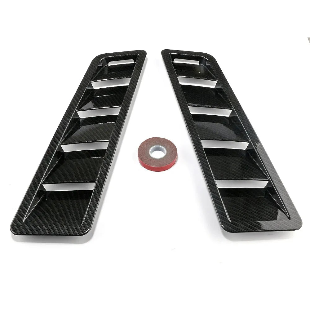 2Pcs Universal Car Hood Scoop Trim