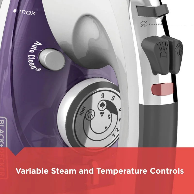 Black+Decker 1500W Steam Iron Pro