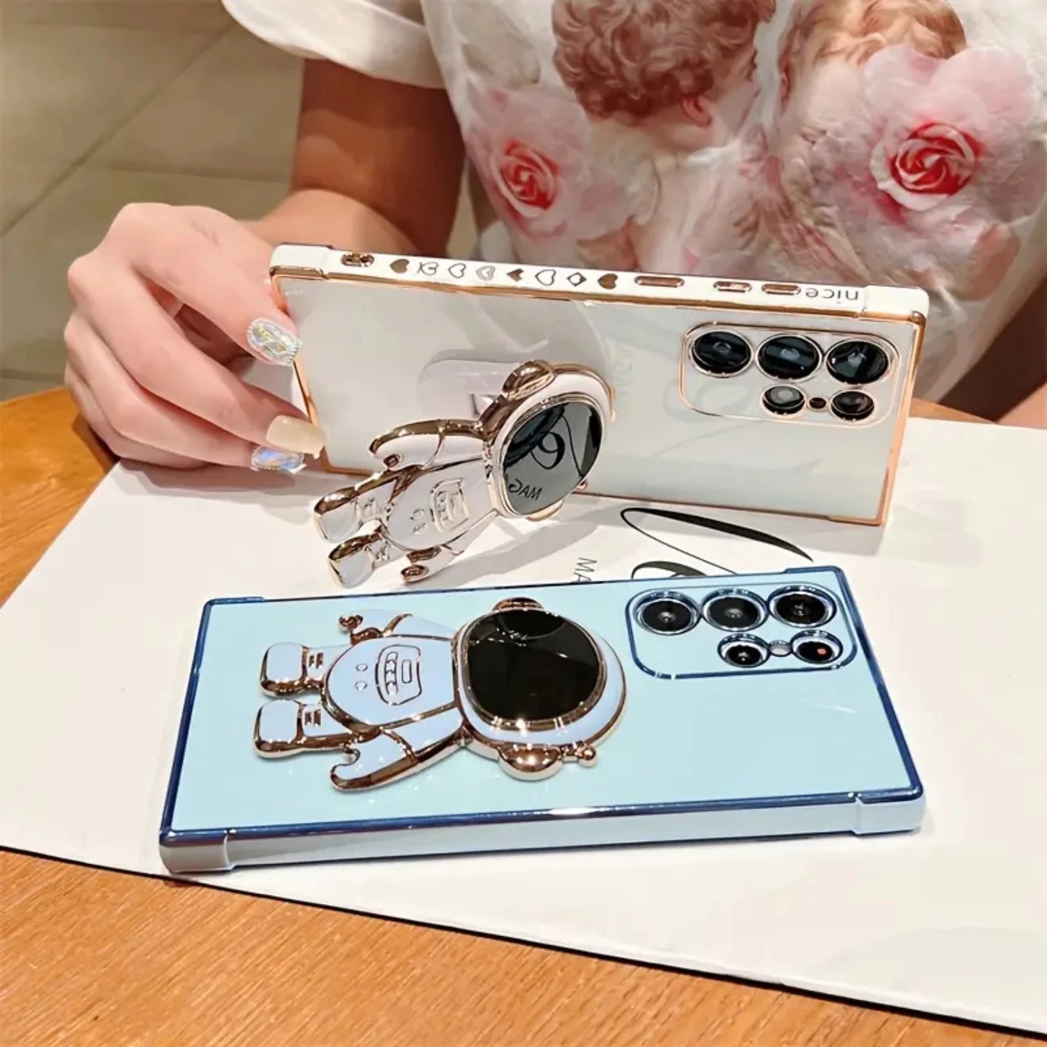 Astronaut Electroplating Galaxy Ultra Case