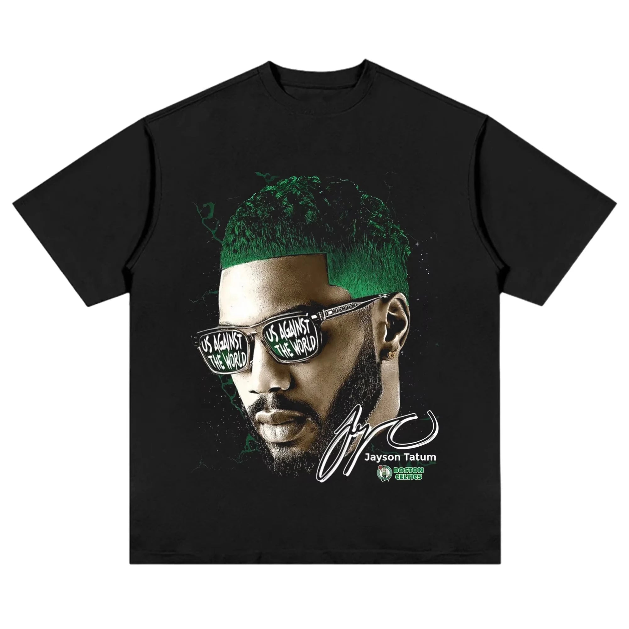 Baumwoll-T-Shirt mit Basketball-Star-Print