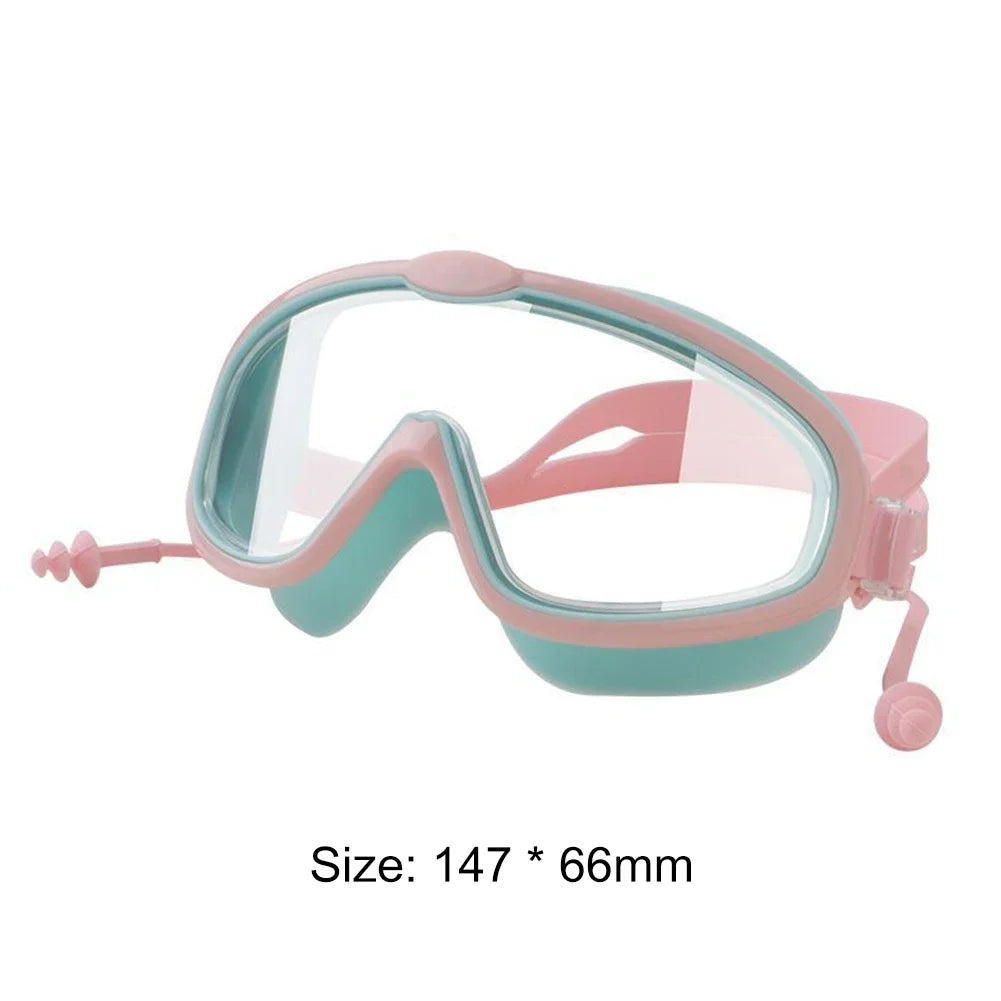 Kinder HD Schwimmbrille Wasserdichtes Silikon