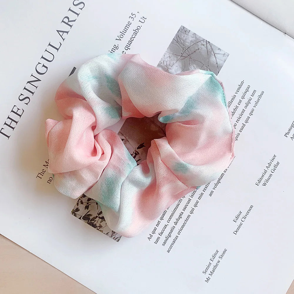 Bright Silk Scrunchie Set – 4PCS
