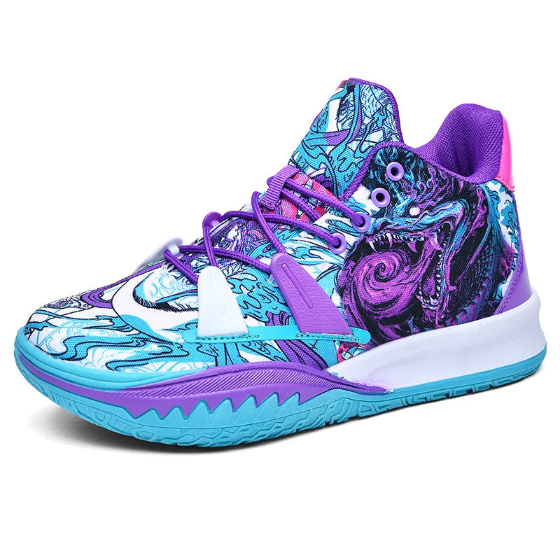 Men's Non-Slip Breathable Basketball Sneakers