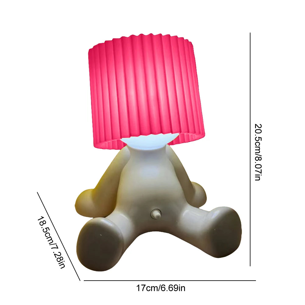 USB Shy Man LED Night Light Lamp