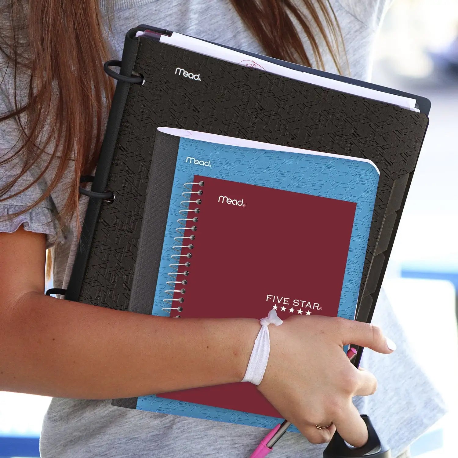 Five Star 7x5 Burgundy Notebooks – 8 Pack