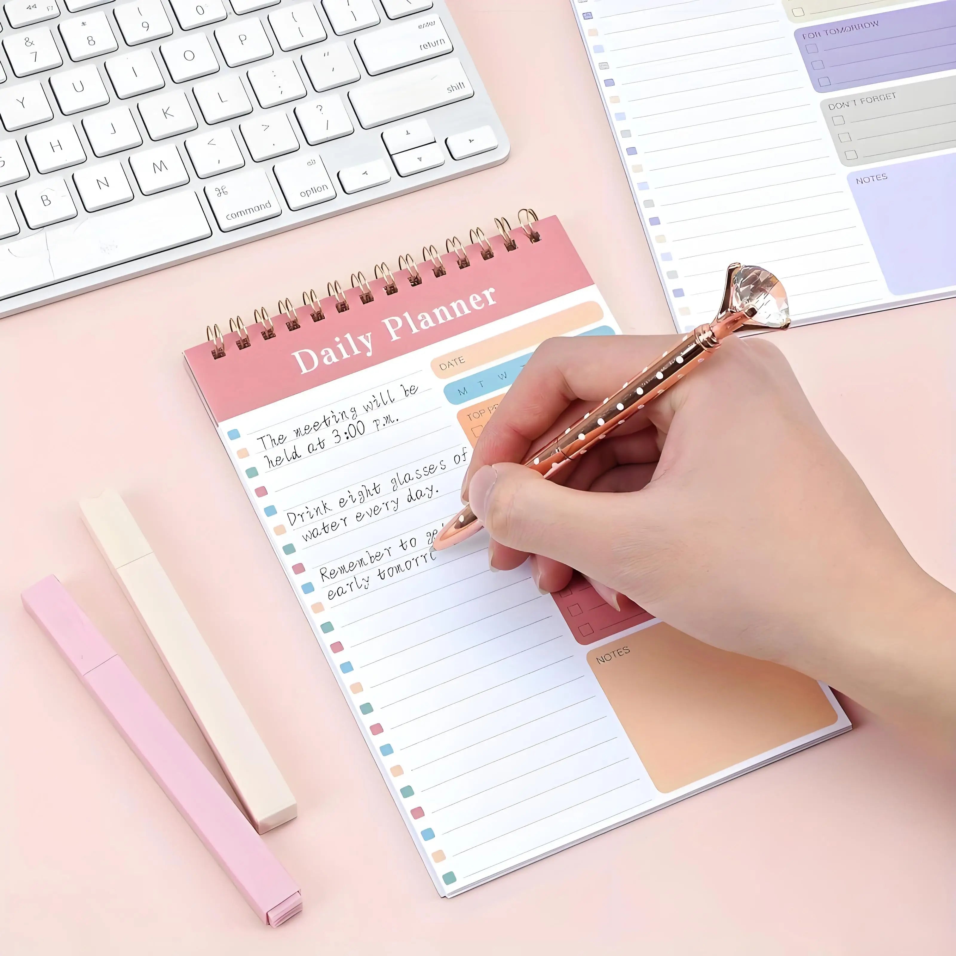 Dry-Erase Planner Pad 30 Reusable Sheets