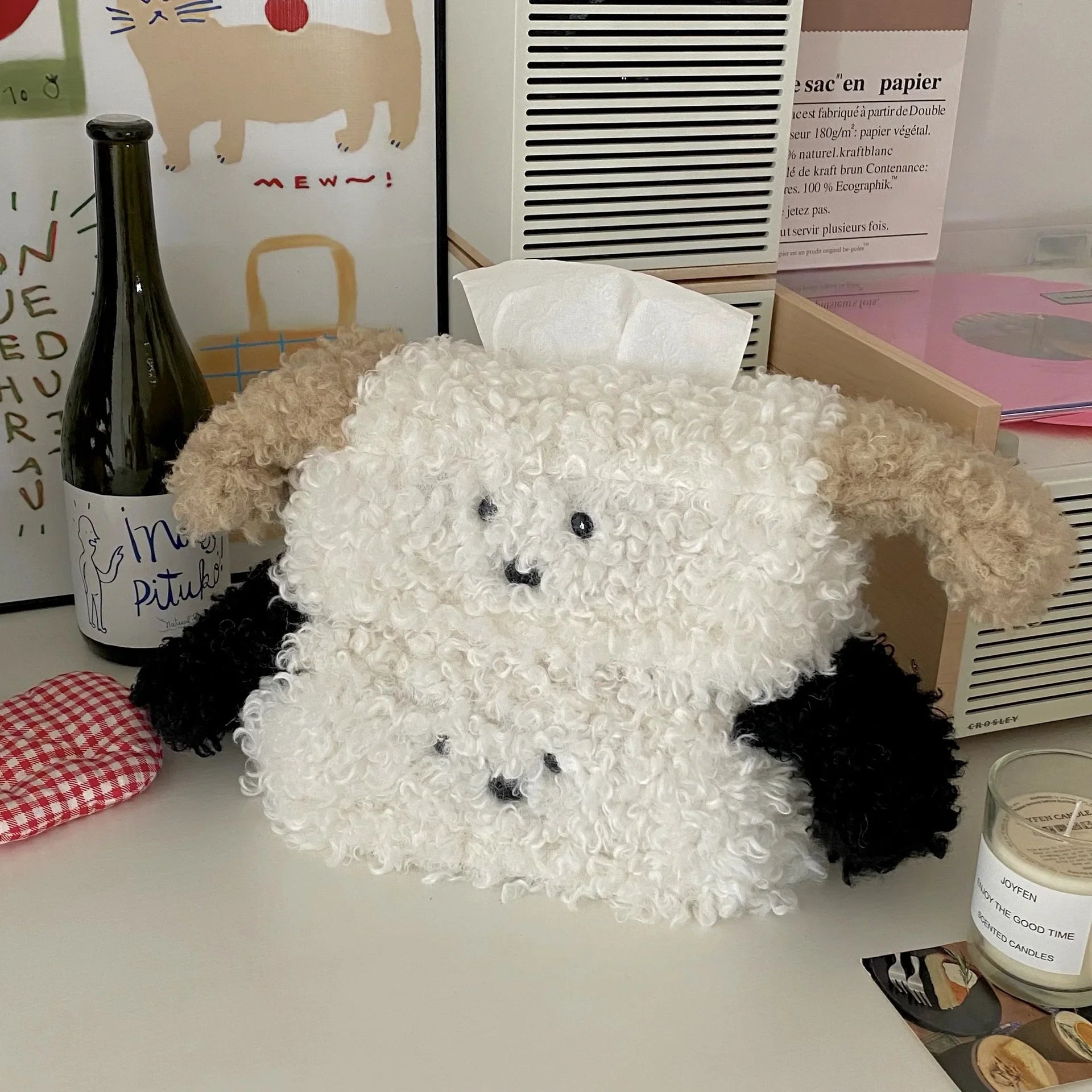 Creative Kitchen Tissue Box Organizer