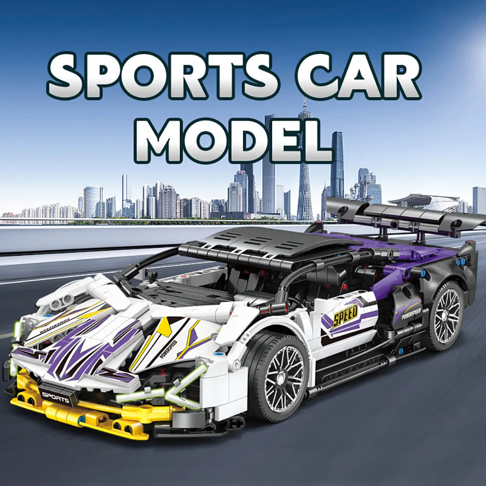 Supercar Building Block Set – 1215pcs