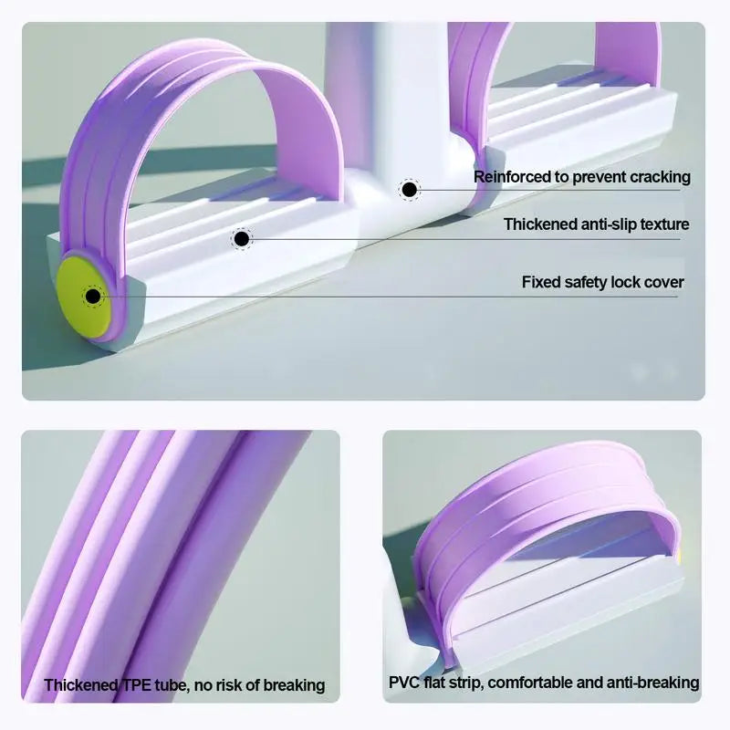 6-Tube Foot Pedal Resistance Band