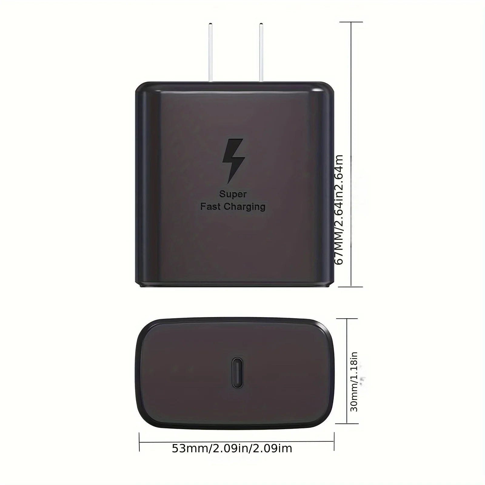 45W Super Fast Charger + 4FT USB-C Cable