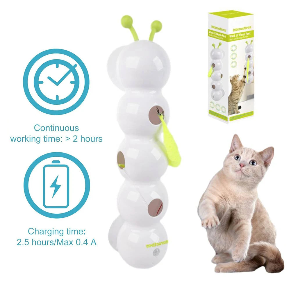 Caterpillar Motion Cat Toy with Tail