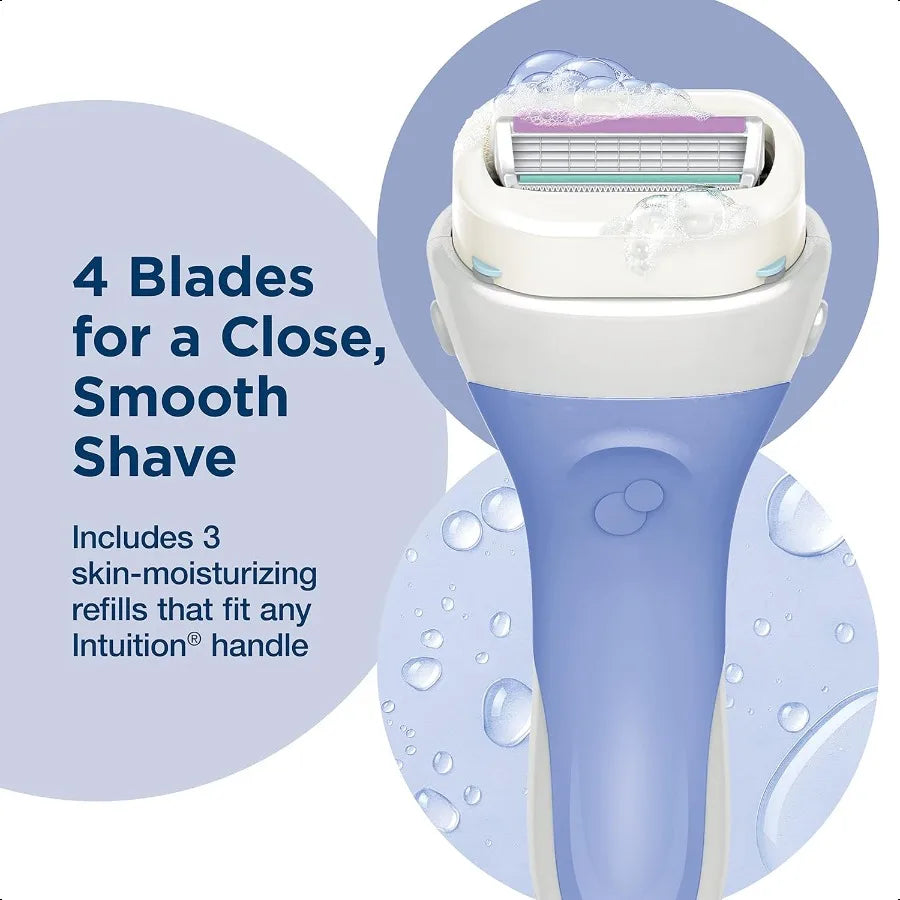 Schick Intuition Razor Refills – 3 Pack
