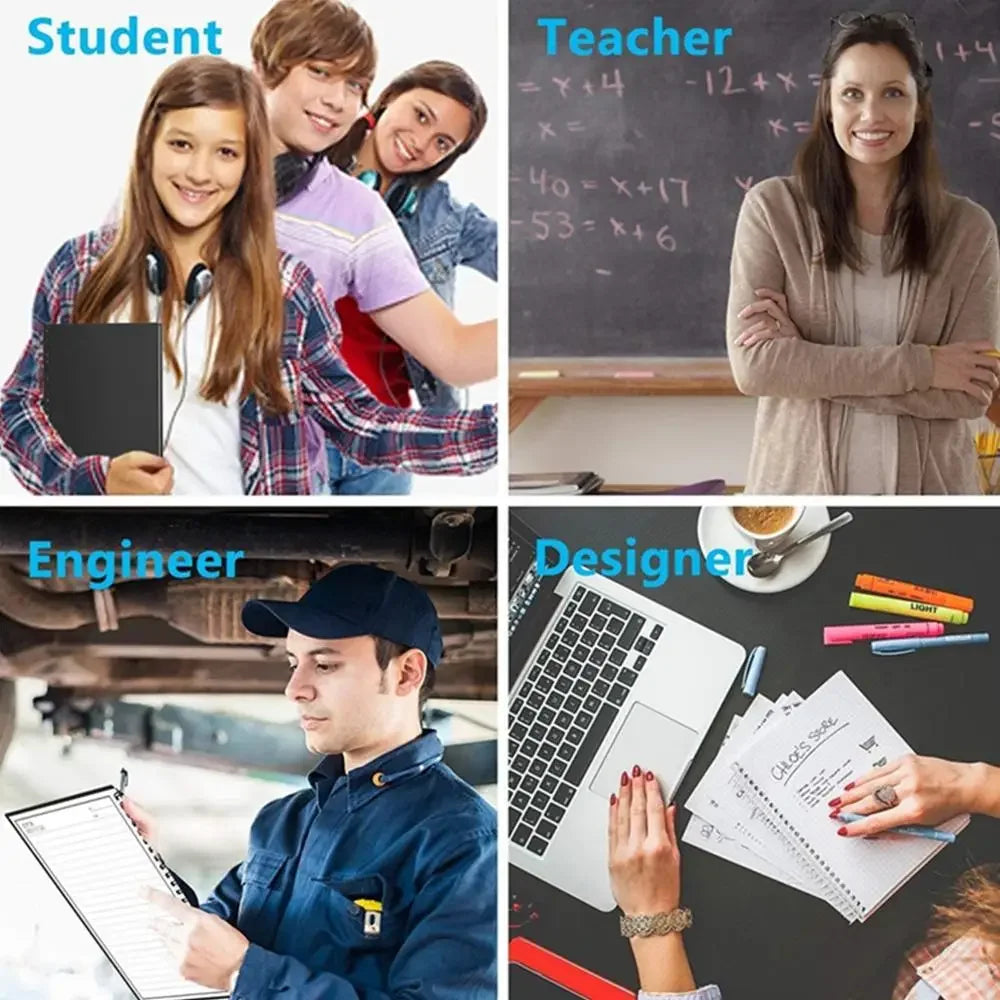 HOMESTEC A4 Reusable Erasable Notebook
