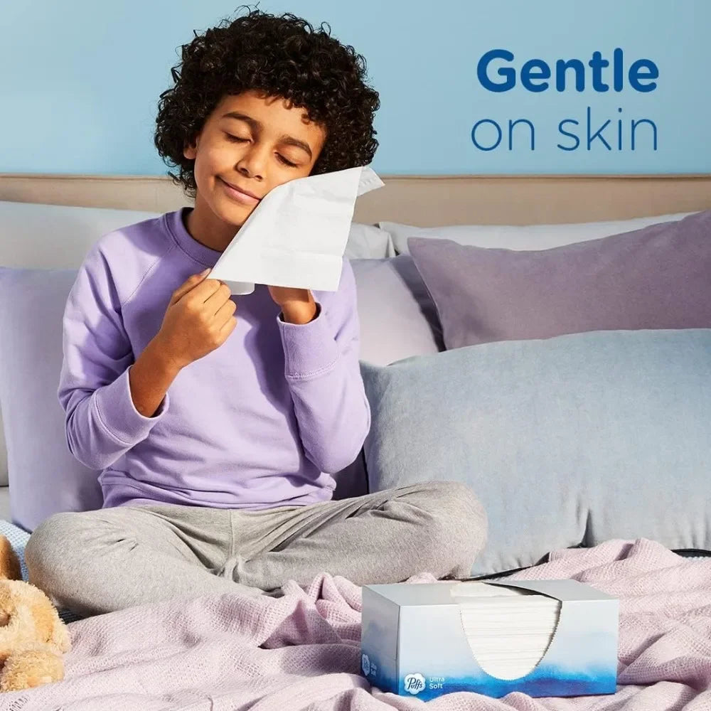 Ultra Soft Facial Tissues 56 Count Cube
