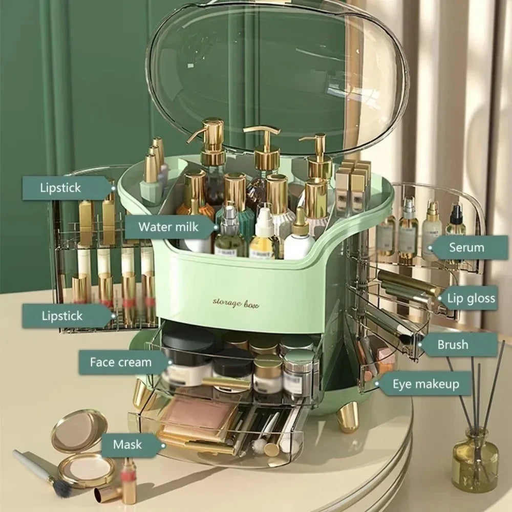Transparente Make-up-Schmuck-Organizer-Box