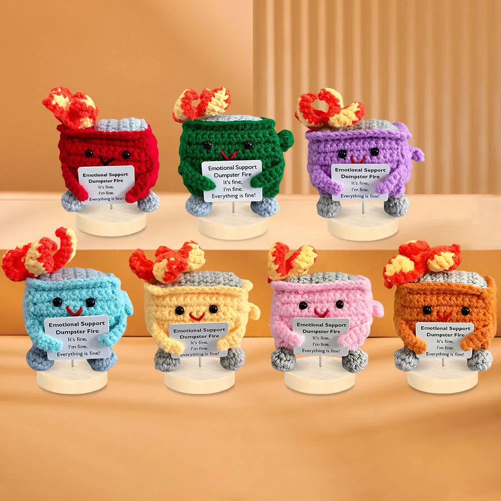 Crochet Dumpster Fire – Support Gift