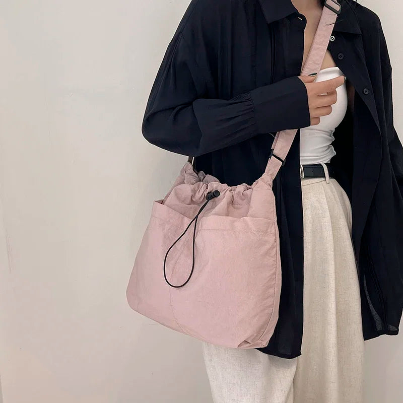 Women's Large Nylon Crossbody Bag